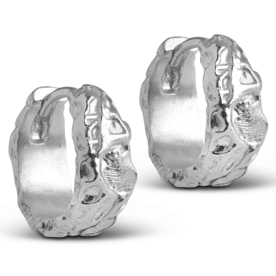 Enamel Copenhagen - Nela hoops, silver