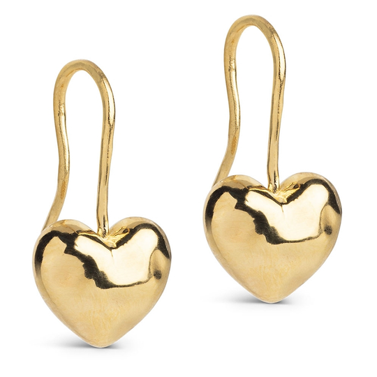 Enamel - Poma Drop Heart gold plated