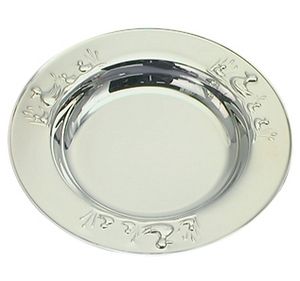 NOA Kids - Plate with ducks in stainless steel