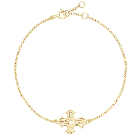 Lund CPH - Open Dagmar cross bracelet, gold plated