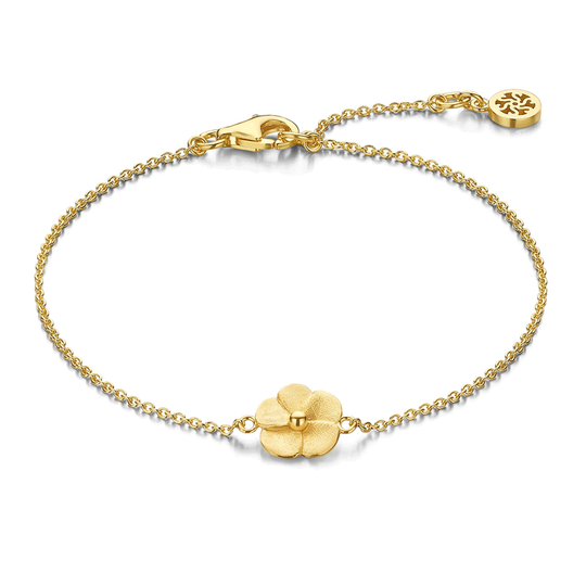 Spirit Icons - Bloom, vergoldet silber Armband mit Blume