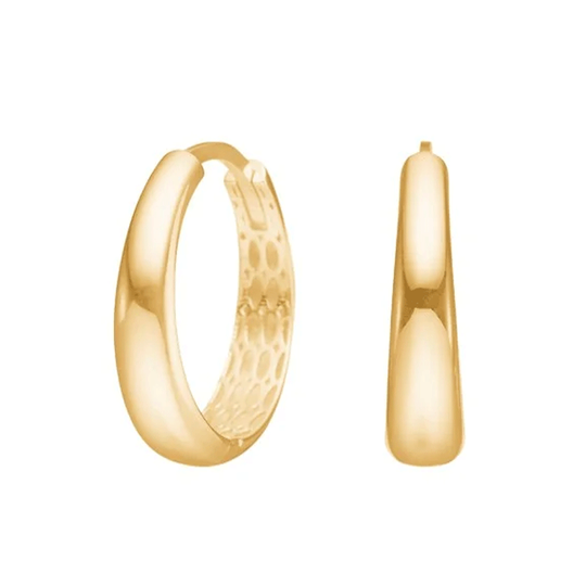 Siersbøl - 8 Karat Gold Creolen in konischem Design