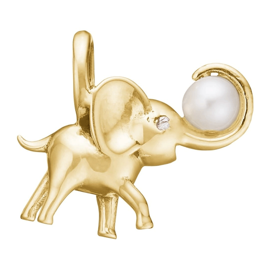 By Birdie - Hannibal, gold elephant Pendant 