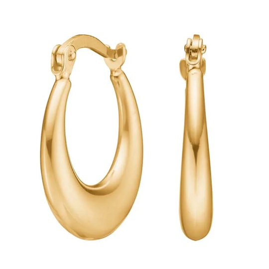 Siersbøl - 8kt Gold chunky hoops