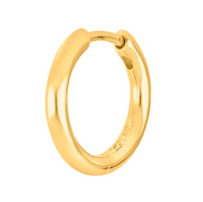 Son Of Noa - Gold plated steel hoop for men 14 mm