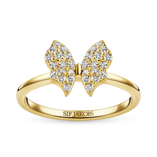 Sif Jakobs - Farfalla, butterfly Ring goldplated