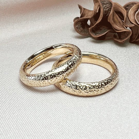 Perlen - Matt Wedding rings from your gold