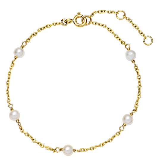 Lund Copenhagen - Bracelet with pearls, gold