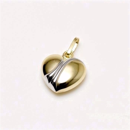 G&S Design - Gold Herz Anhänger 11x11mm