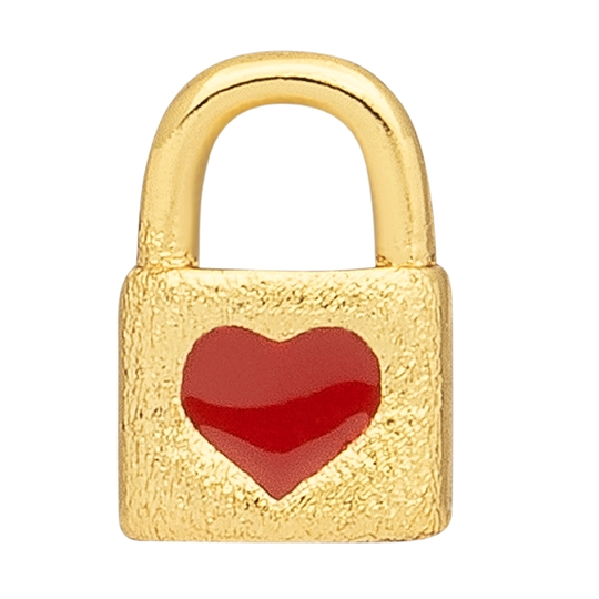 LULU - Love Luck earring with red heart