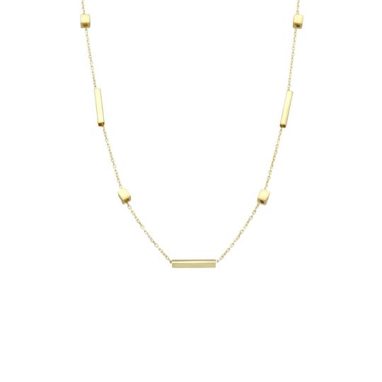 aagaard - 8ct gold necklace with squares