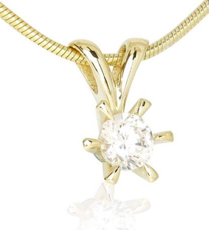 Jan Jørgensen - Precent 0,50ct lab-grown diamond pendant