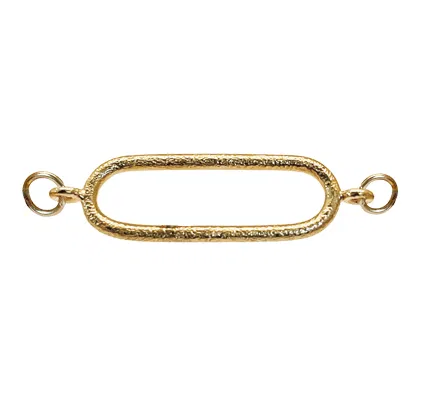 Heiring - Elipse top for Bangle, gold plated