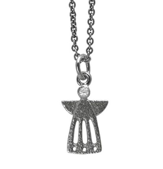 Heiring - Guardian angel pendant, small, oxidized