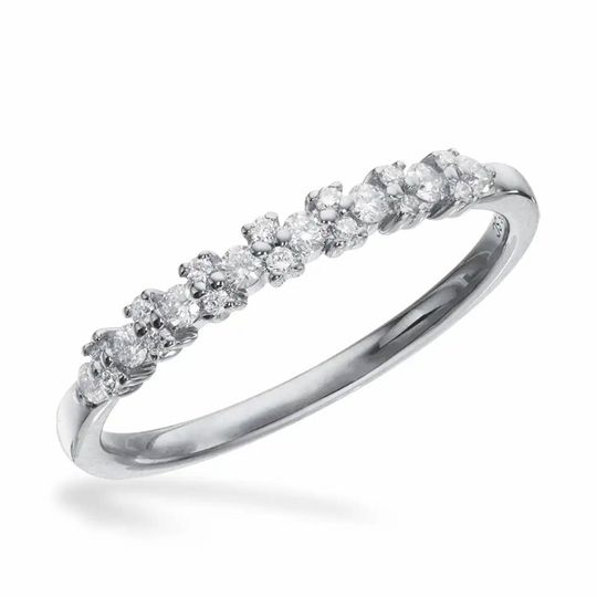 Scrouples - Dazzling, Diamantring 585 weissgold mit 0,20ct