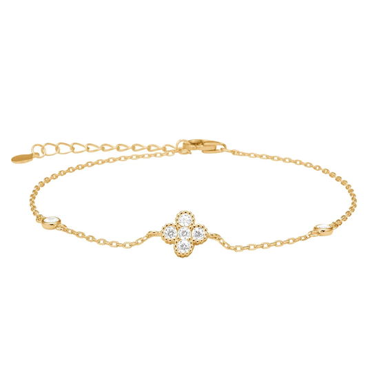 Joanli Nor - SigneNor, bracelet with 5 zirconia