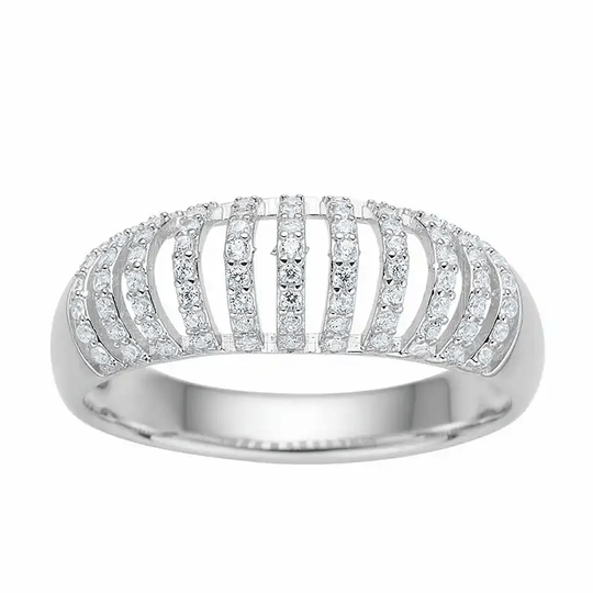 Joanli Nor - PiperNor, Zirconia Ring, Silver
