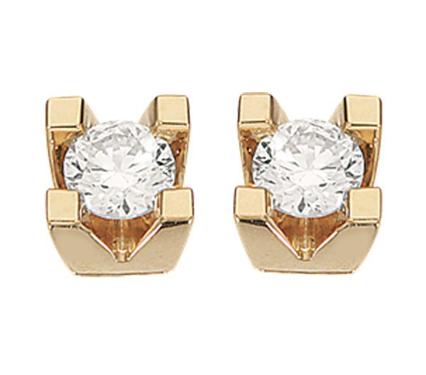 Kleopatra - Diamant gold Ohrringe