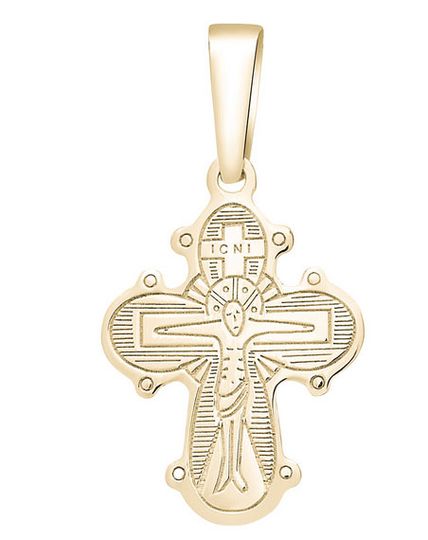 Siersbøl - Dagmarcross 14kt gold for engravings, 17 mm