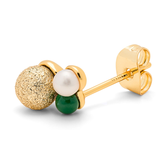 LULU Copenhagen - Bouquet earring, 1. piece, green