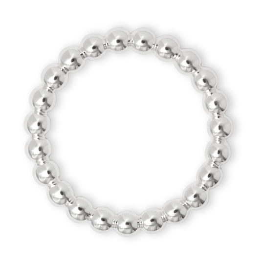 LULU - Color ball ring, Silver