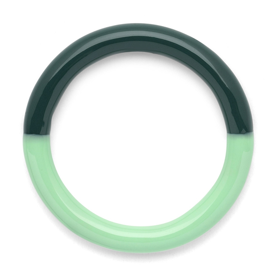 LULU - Double Color ring, North Sea Green & Seasalt Green