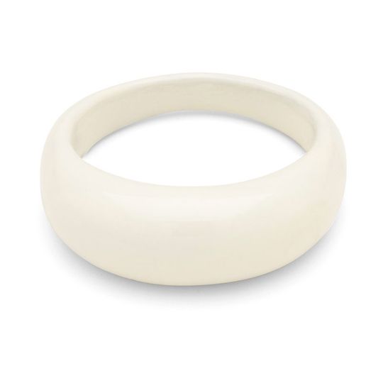 LULU - Chunky Coconut Milk Emaille Ring
