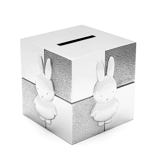 Zilverstad - Miffy eckige Spardose