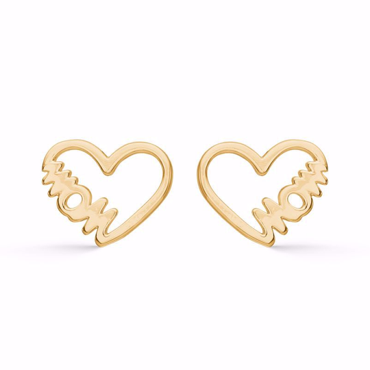 G&S - Heart MOM earrings 