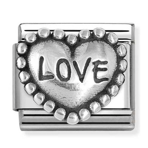 Nomination - Sølv hjerte med LOVE