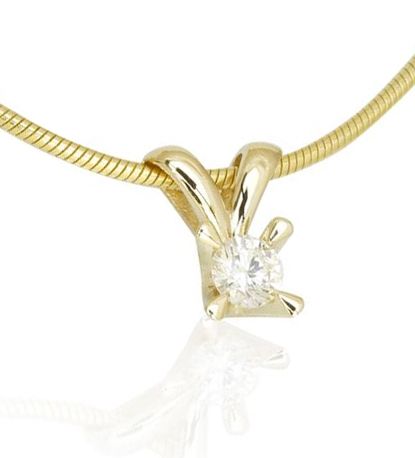 Jan Jørgensen - Celebrate 0,15ct lab-grown diamond pendant