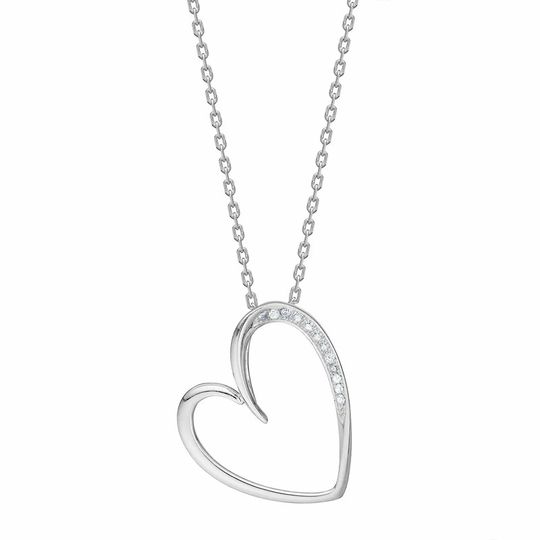 Joanli Nor - PennyNor, Heart necklace, silver