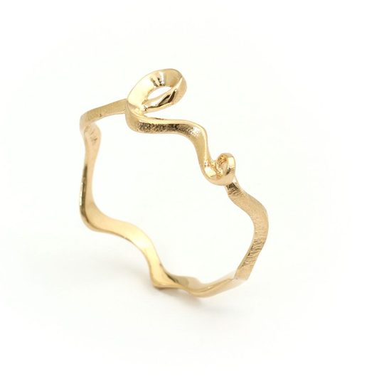 Per Borup - Klein Calligraphy Ring, 14kt gold