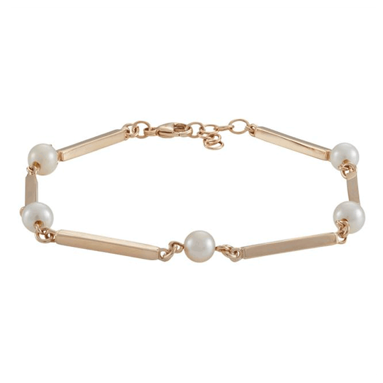 Siersbøl - Bracelet gold stick and pearl