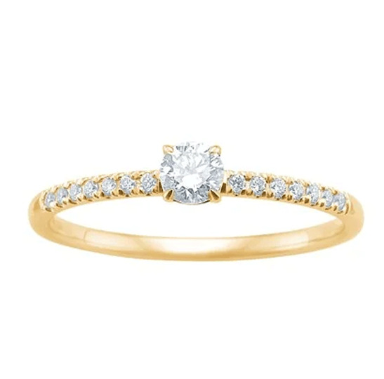 Siersbøl Luxury - Goldring mit Lab Grown Diamanten 0,255 ct. TW/VS2