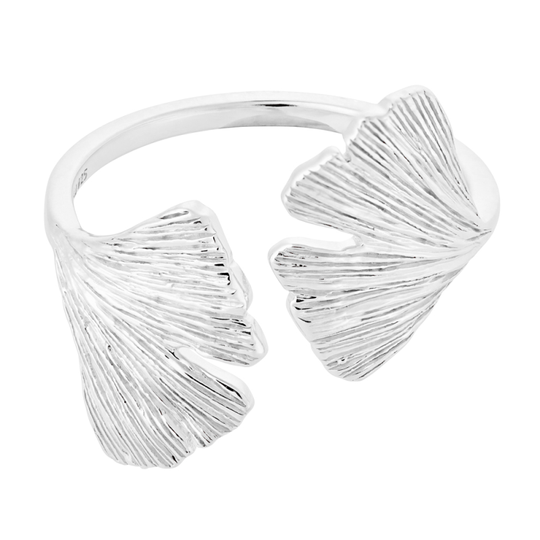 Pernille Corydon - Biloba ring, silver