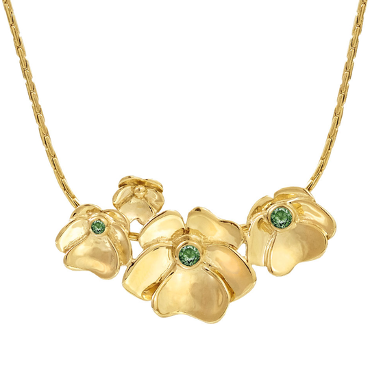 Rabinovich - Gold plated Collier, Pansy