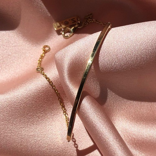 Rabinovich - Gold plated bracelet with stick