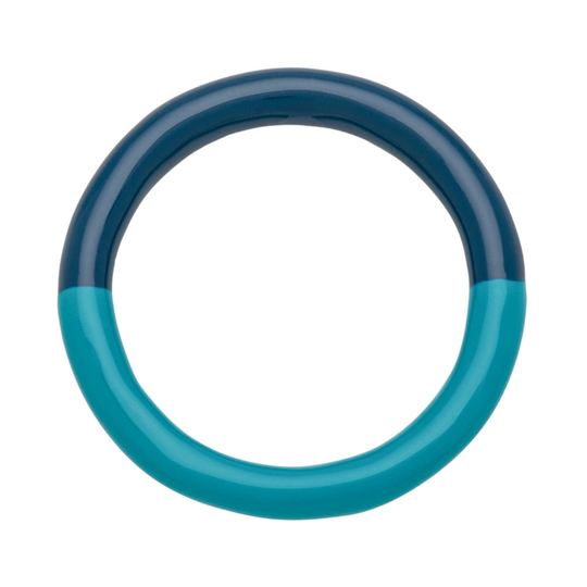 LULU - Double Color ring, retro dark blue and retro blue