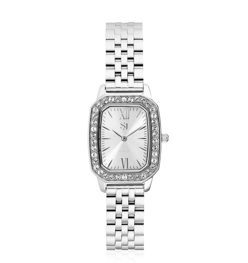 Sif Jakobs - LUCIANA watch, steel with zirconia dial