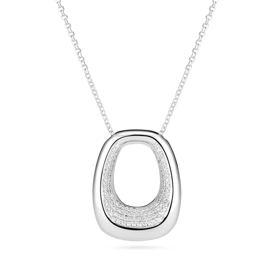 Sif Jakobs - Borsa Grande silver necklace with zirconia