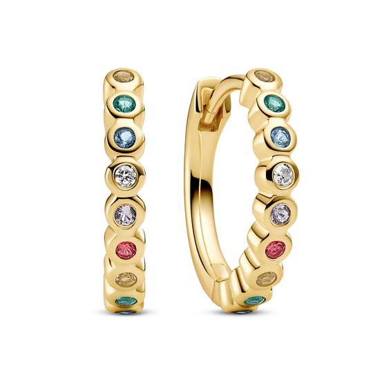 Sif Jakobs - Sarzana, Hoops multi color zirconia