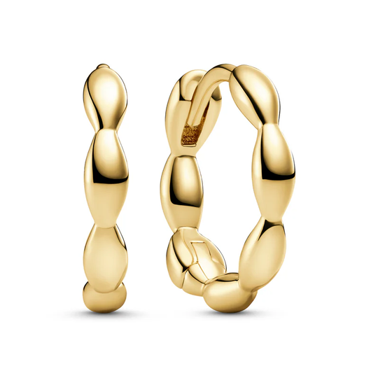 Sif Jakobs - Gocciolina, small hoops earrings gold plated