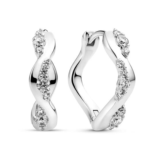 Sif Jakobs - Ellera Waves Altro Creolo, silver