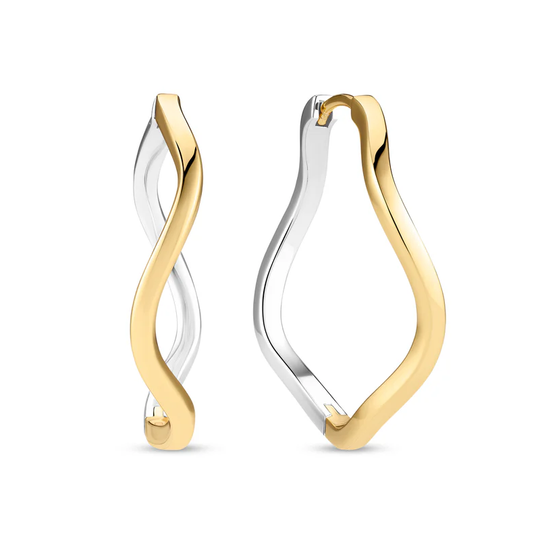 Sif Jakobs - Ellera Waves Pianura X-Grande hoops, two tone