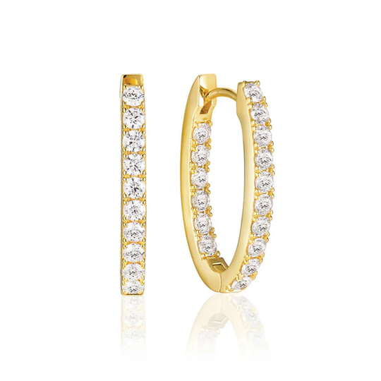 Sif Jakobs - Ellisse, Hoops Piccolo, gold plated