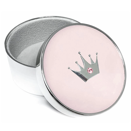 NOA Kids - Pink jewellery box with crown