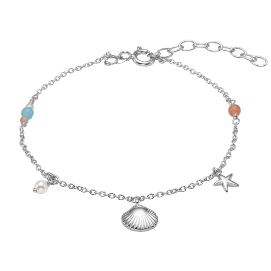 Nordahl - Seaside, seashell silver bracelet