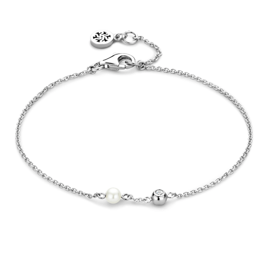 Spirit Icons - Lucky Pearl bracelet, silver