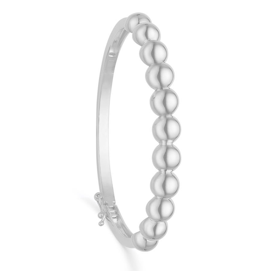 Randers Sølv - Bangle with many small balls, silver